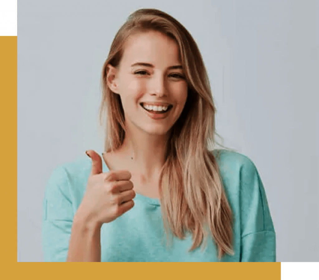 girl with healthy teeth smiling